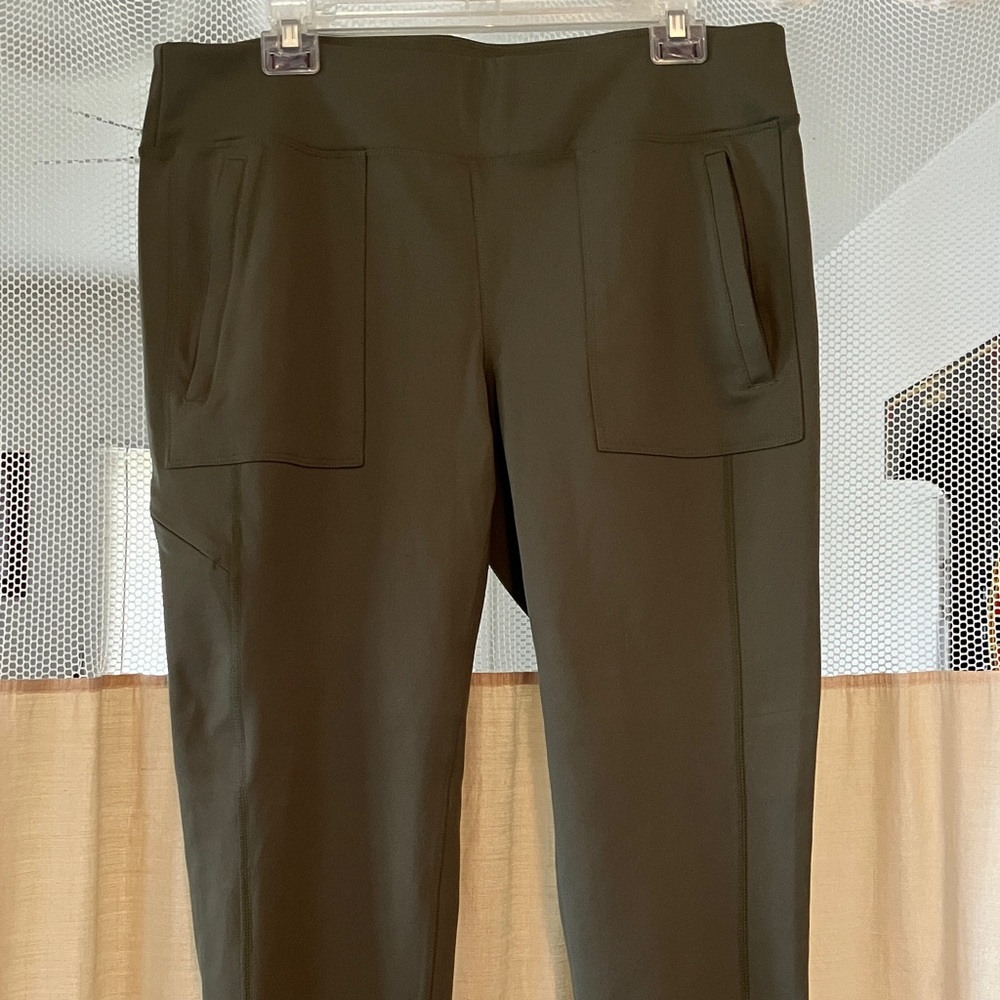 Ridgecut Women’s Olive Green Pull-On Ponte Pants